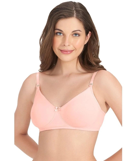 Amante Pack of 1 Cotton Non Padded Womens Seamless Bra ( Pink ) - 36C