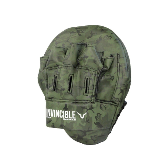 Invincible Commando Punch Mitts, Focus Pad Boxing-Camo