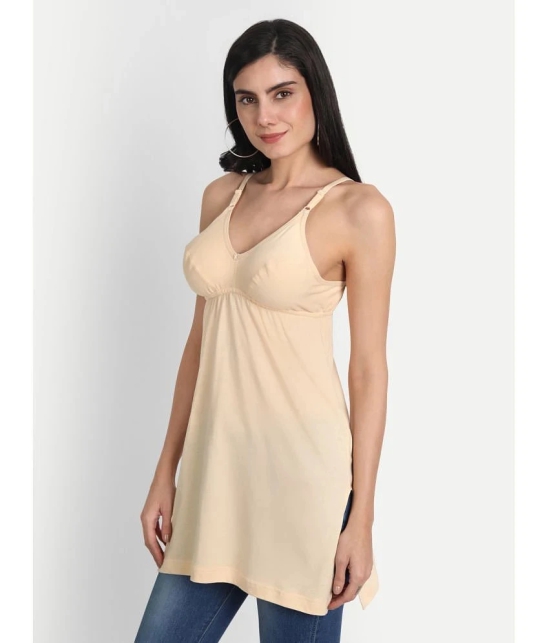 AIMLY Cotton Camisoles - Beige Single - None