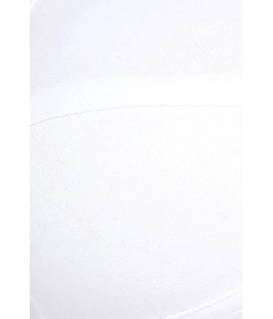 Clovia - 100% Cotton Solid White Womens Non Padded ( Pack of 1 ) - None