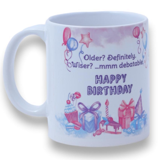 HOMETALES - White Ceramic Gifting Mug