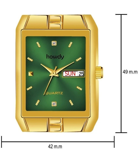 Buy Howdy Gold Metal Analog Mens Watch Online Khojle by Jagran