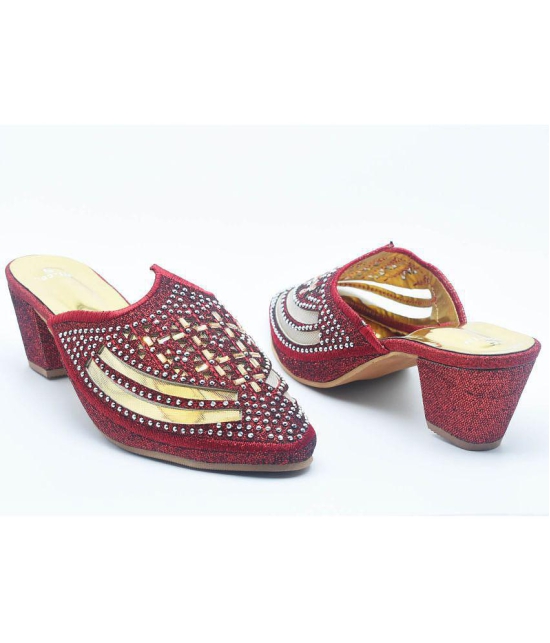 Dream Makers - Red Women''s Mules Heels - None