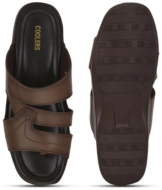 Liberty - Brown Mens Sandals - None