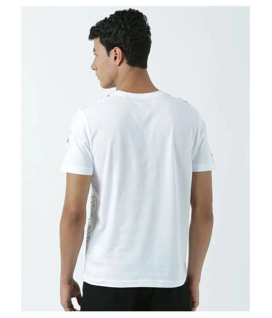 Huetrap cotton White Printed T-Shirt Single Pack - None