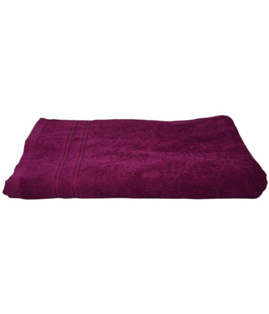 Gahoifab Single Cotton Bath Towel Purple - Purple