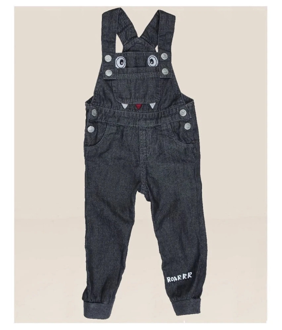 Dungaree For Boys & Girls Casual Printed Denim Blend - None