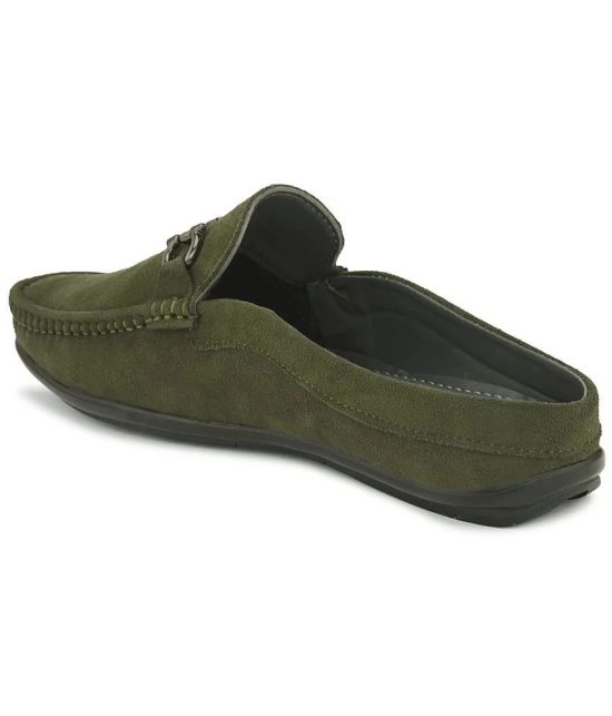 Sir Corbett Olive Mens Slip on - 9