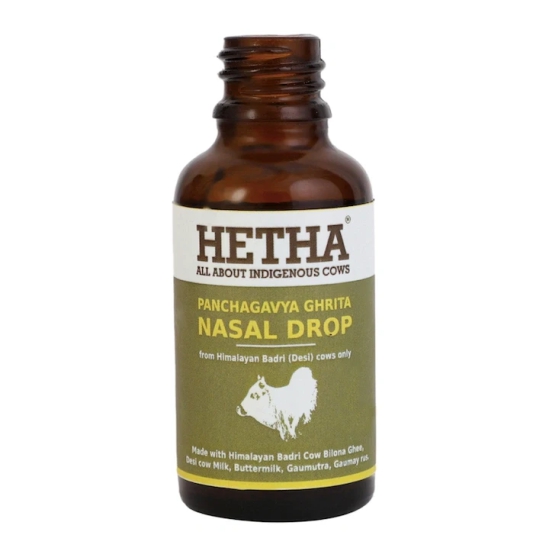 Panchagavya Ghrita Nasal Drop (Size - 30ml) by HETHA ORGANICS LLP