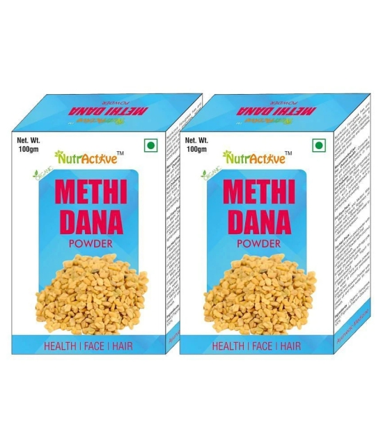 NutrActive Methi Dana Powder 100 gm Pack Of 2