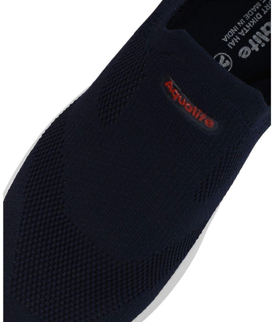 Aqualite Navy Blue Mens Slip-on Shoes - None