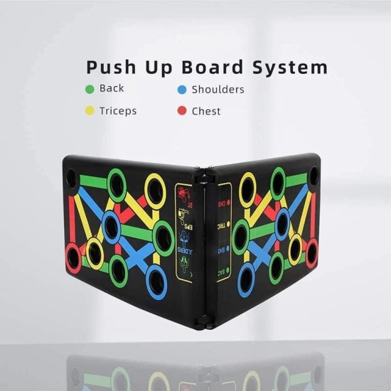 Push Up Board for Men Women Body Building Fitness Training Gym Workout Exercise Push Up Rack Board System Fitness Comprehensive Exercise Workout Training Gym Exercise Push-Up Stands EquipmentS