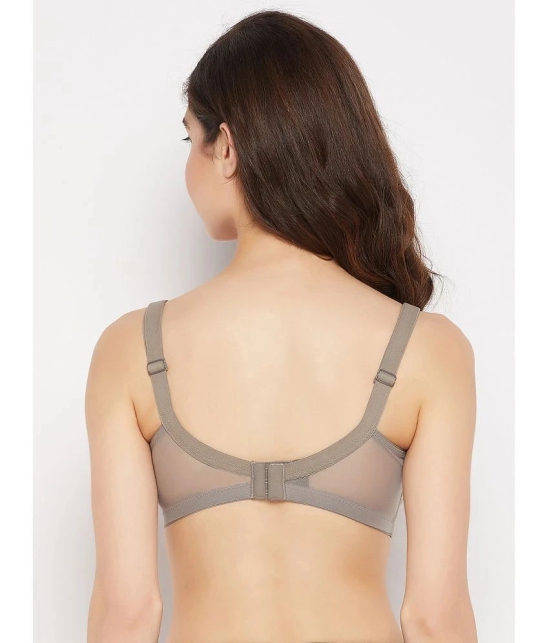 Clovia - Grey Melange Cotton Non Padded Womens Everyday Bra ( Pack of 1 ) - None