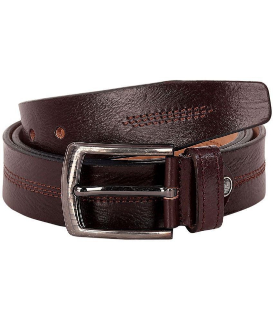 Leather World - Leather Men's Casual Belt ( Pack of 1 ) - None