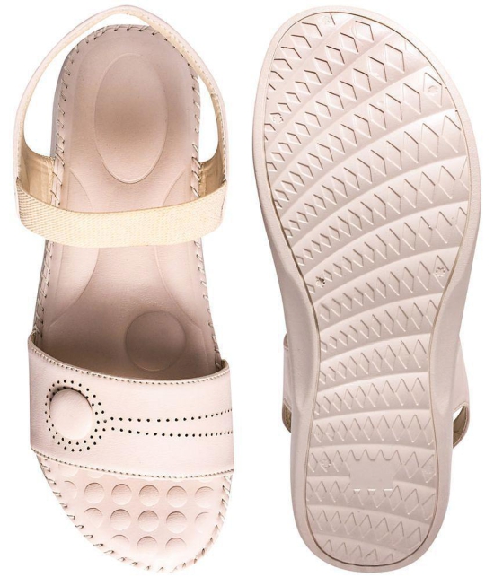 Shoetopia Peach Womens Flats - None