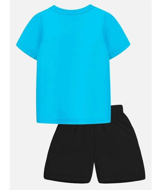 Trampoline Multicolor Cotton Blend Boys T-Shirt & Shorts ( Pack of 1 ) - None