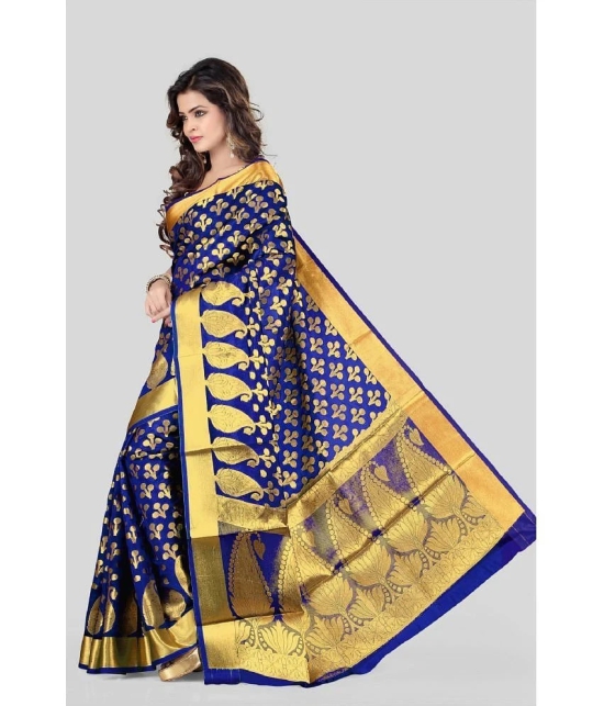 Gazal Fashions - Multicolor Silk Saree With Blouse Piece ( Pack of 1 ) - Multicolor