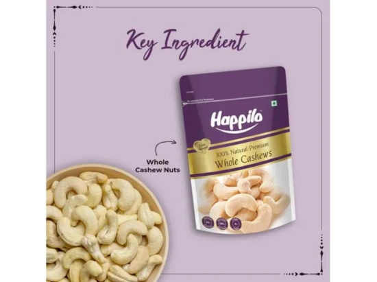 Happilo 100% Natural Popular Whole Cashews 400g