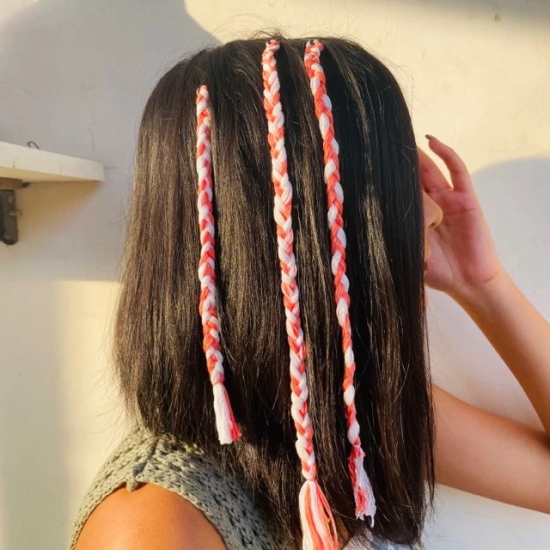 Hazel Hair Strands Candy-Long Single