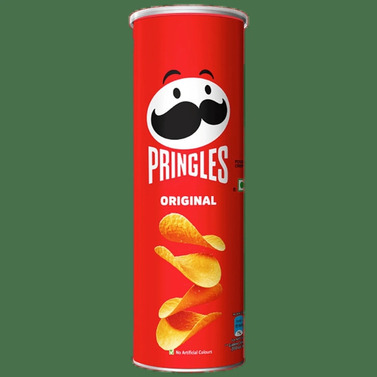 Pringles Original Potato Chips - Classic Salted Flavoured, 107 G Can