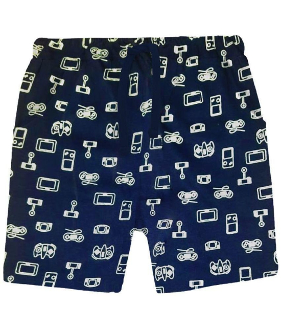 NammaBaby - Blue Cotton Boys T-Shirt & Shorts ( Pack of 1 ) - None