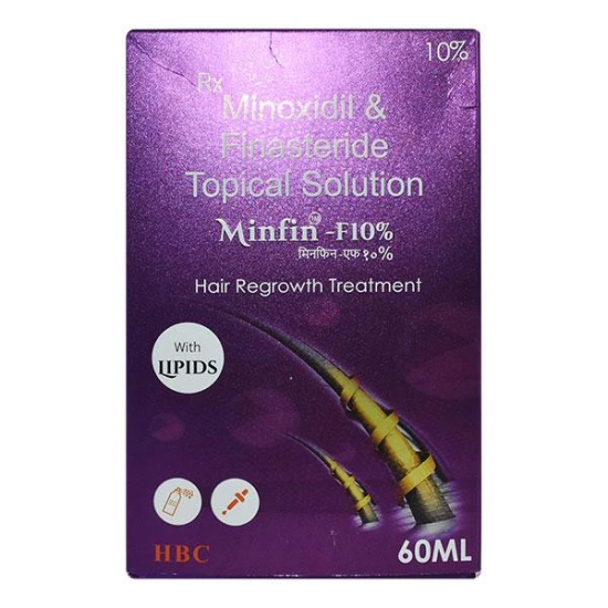 Minfin F 10% Hair growth solution, 60ml