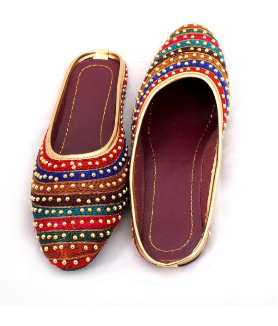 Anjaneya Creations - Multi Color Women''s Mules - None