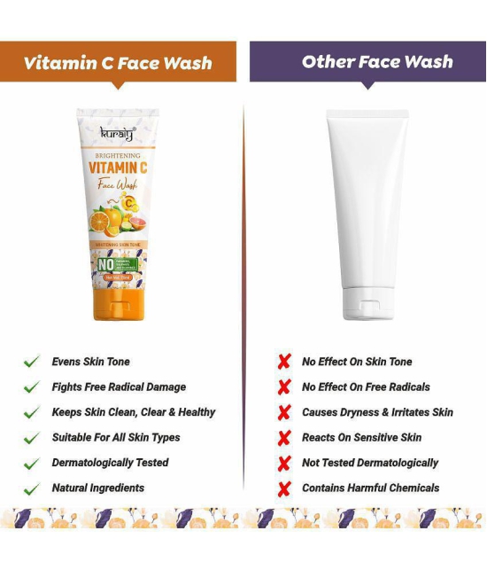 KURAIY - Lightening Face Wash For All Skin Type ( Pack of 2 )