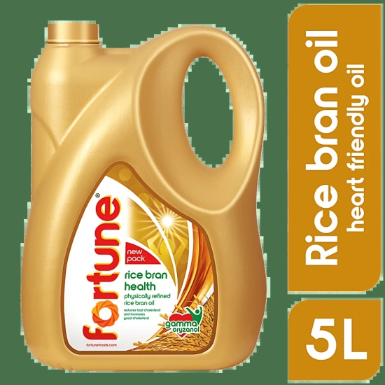 Fortune Refined Oil - Rice Bran, 5 L Can