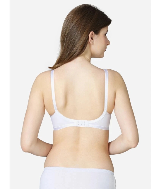 VStar - White Cotton Non Padded Womens Everyday Bra ( Pack of 1 ) - None