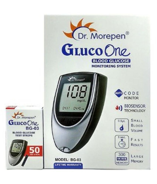 Dr. Morepen Morepen GlucoMeter + 50 Strips BG-03