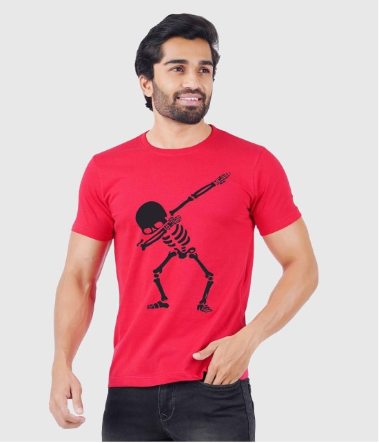 ferocious - Red Cotton Regular Fit Men's T-Shirt ( Pack of 1 ) - None