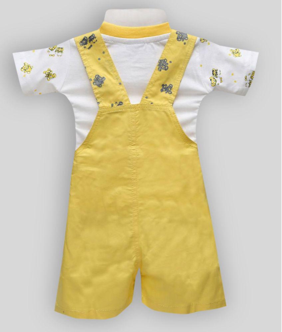 Balloons - Multi Color Cotton Dungarees For Baby Boy ( Pack of 1 ) - 12-18 Months