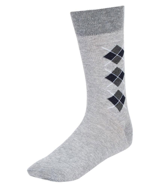 Creature Gray Formal Mid Length Socks Pack of 3 - Gray