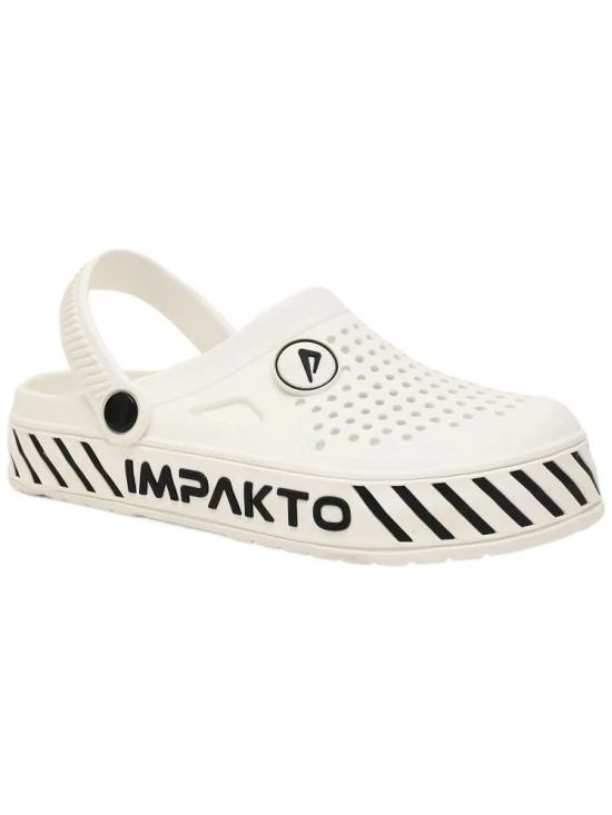 Impakto - White Mens Clogs - None