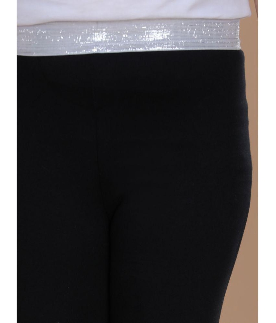 StyleStone - Black Lycra Girls Leggings ( Pack of 1 ) - None