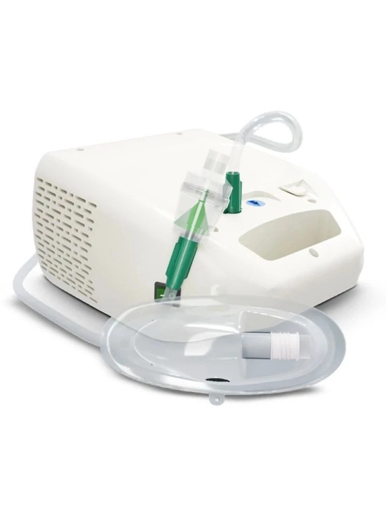 AGEasy Compact & Low Noise Compressor Machine Kit with Mouth Piece Nebulizer (White)