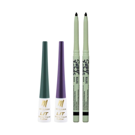 Kajal & Glossy Eyeliner Duo