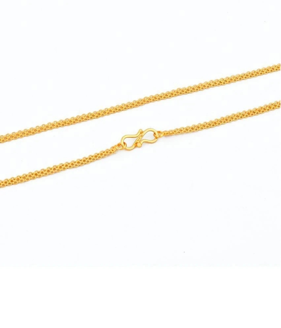 FASHION FRILL - Gold Plated Chain ( Pack of 1 ) - Gold