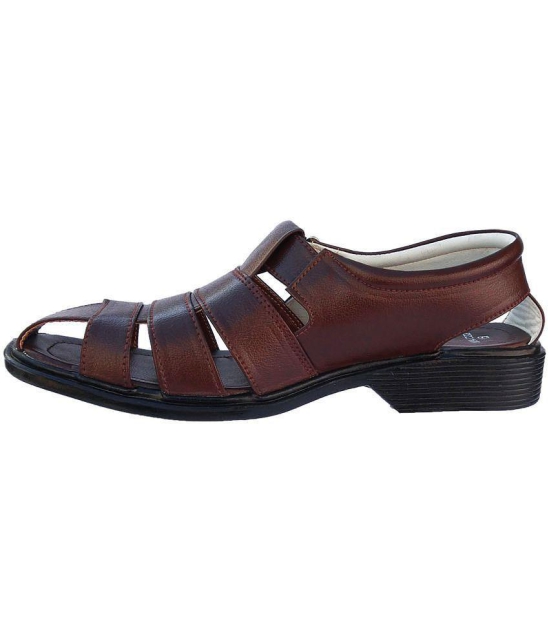 Dream Makers - Brown Men's Sandals - None