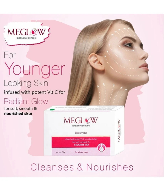 Meglow Beauty Soap for All Skin Type ( Pack of 5 )