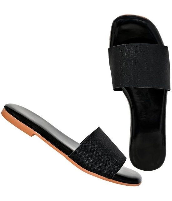 Altek - Black Womens Flats - None