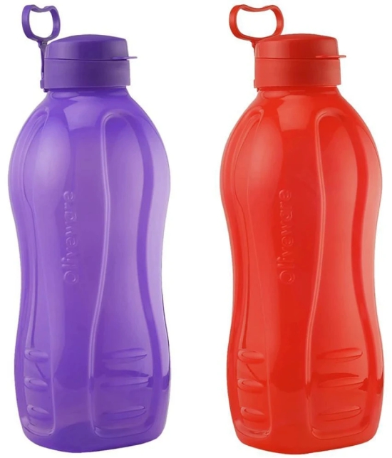 Oliveware - Multicolour Water Bottle 2000 mL ( Set of 2 ) - Multicolour