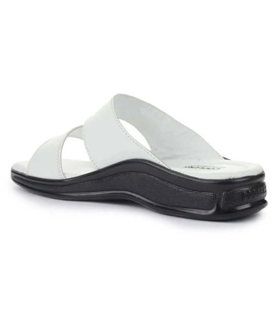 Liberty White Flip Flops - None