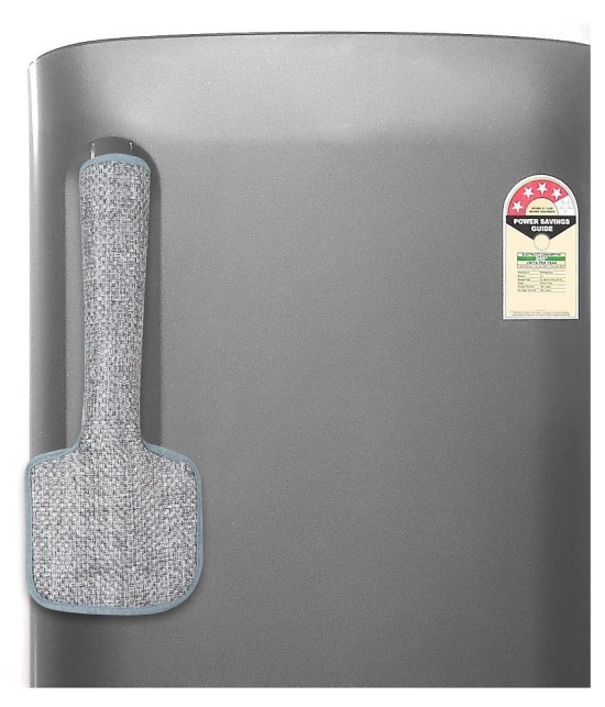 E-Retailer Single Polyester Gray Fridge Handle Cover - Gray