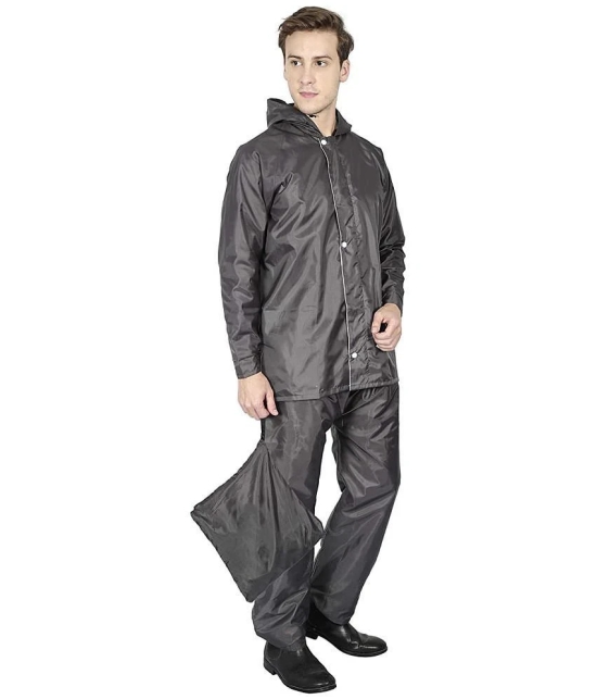 Goodluck Raincoat Set - Grey - None