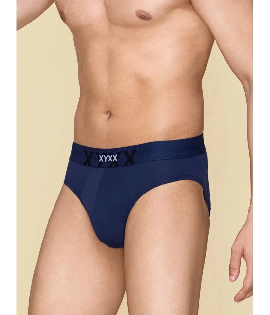 XYXX - Blue Cotton Mens Briefs ( Pack of 1 ) - None