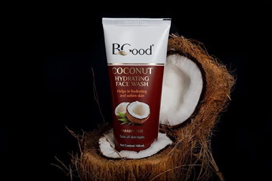 Coconut Face Wash - 100ml | Paraben Free Facewash for Women & Men | Face Care Hydrating Face Wash for All Skin Type | Face Cleanser Face wash for Dry Skin