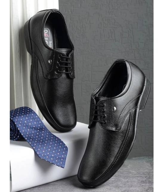 Action Black Mens Derby Formal Shoes - None