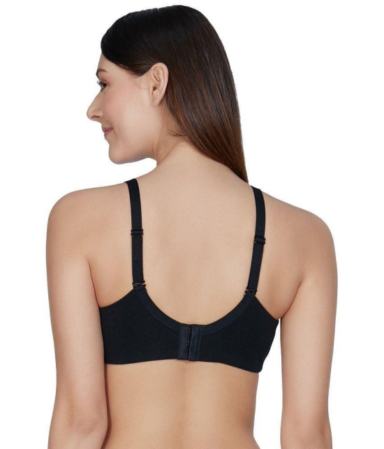 Amante Cotton T-Shirt Bra - Black Single - 36C